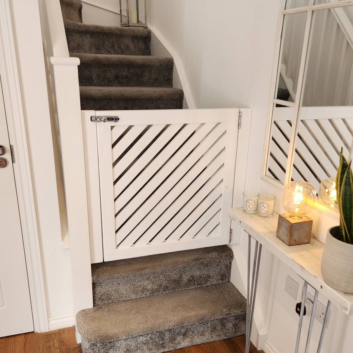 Premium Stair Gate – Rustic Riley Stair Gates